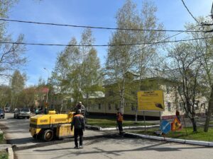 Ремонт переулка Пилотов в рамках нацпроекта “Безопасные качественные дороги”